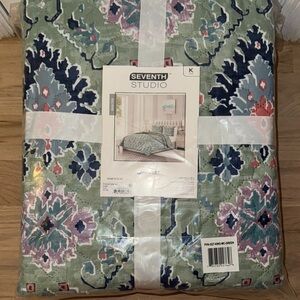 Green and Blue Quilt Set